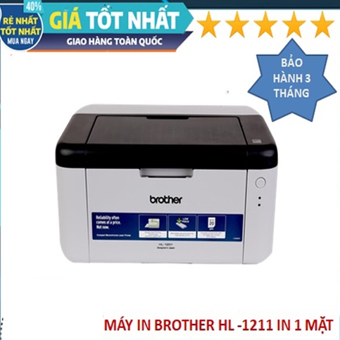 Máy in laser trắng đen Brother HL- 1201 HL1201 HL- 1111 HL1111 1111 - Máy in A4 in 1 mặt bảo hành 3 