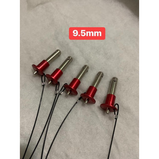 Chốt loa array 9.5li dây nhựa màu đỏ giá bán của 1 cái