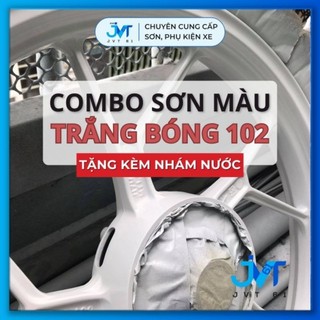 Combo Sơn Samurai 102 trắng bóng Gồm Lót UCH210 - Màu 102 - Bóng K1K