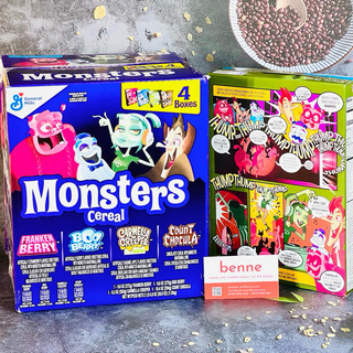 Ngũ cốc ăn sáng Monsters Cereal with Marshmallows Variety Pack of 4 Boxes của Mỹ