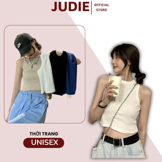 A21 Áo 3 Lỗ Croptop Body Áo Nữ Dáng Ôm Chất Thun Co Dãn Mềm Mại Thoải Mái Phong Cách Trẻ Trung JUDIE.Closet