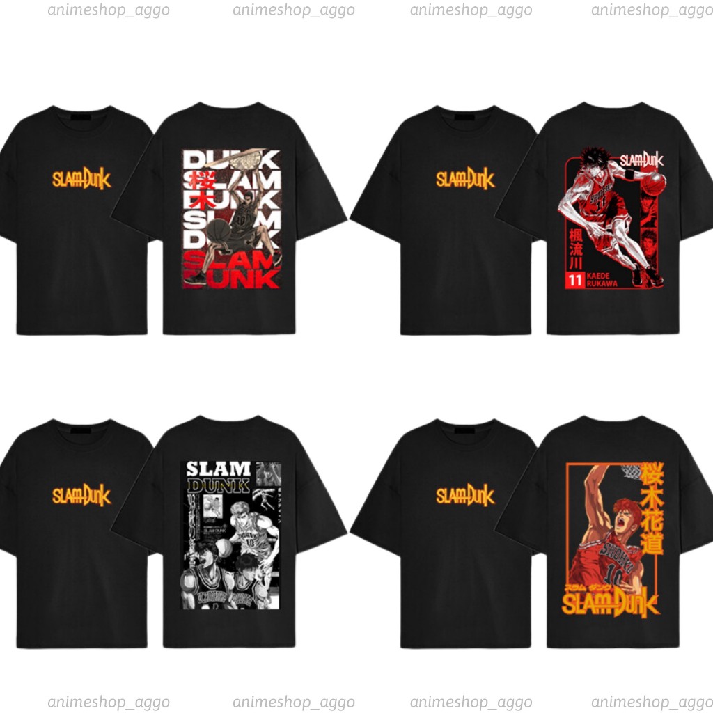 Áo thun Slam Dunk, áo thun in hình anime Slam Dunk nam nữ đủ size mẫu mới cực đẹp