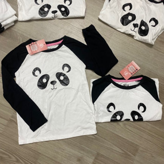 00435 Áo cotton thu đông bé gái, màu trắng, tay phối raglan, hàng dư