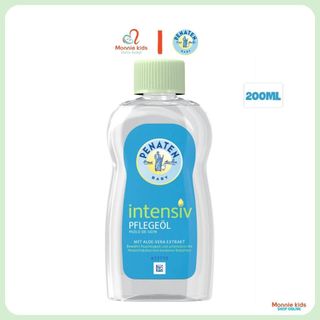 Dầu massage lô hội cho bé Penaten Intensiv 200ml, tinh dầu matxa an toàn cho trẻ - Monnie Kids