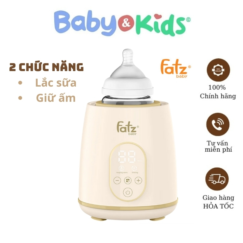 Máy Lắc Sữa Và Hâm Sữa Thông Minh Fatz Baby Shake 2 - Bảo hành 24 tháng