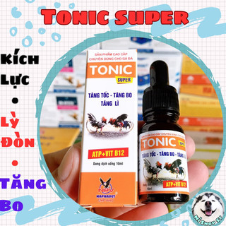 Tăng lực gà đá, gà nòi dạng nhỏ tiện lợi, Tonic super ATP và b12
