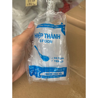 Thìa nhựa ngắn, thìa xôi 1lần