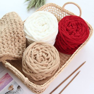 Len Nhung Đũa Len Bông Sữa đan móc khăn quàng cổ, thú bông, túi cuộn 100 gr