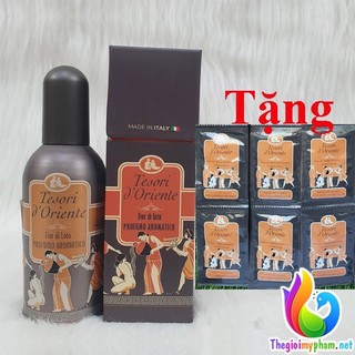 Nước Hoa Tesori d'Oriente Hoa Sen 100ml - Tặng 6 Gói Tesori d'Oriente