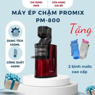 Máy ép hoa quả chậm promix pm800. công suất 400w. ép kiệt 95%.hàng chính hãng. bảo hành 36 tháng.