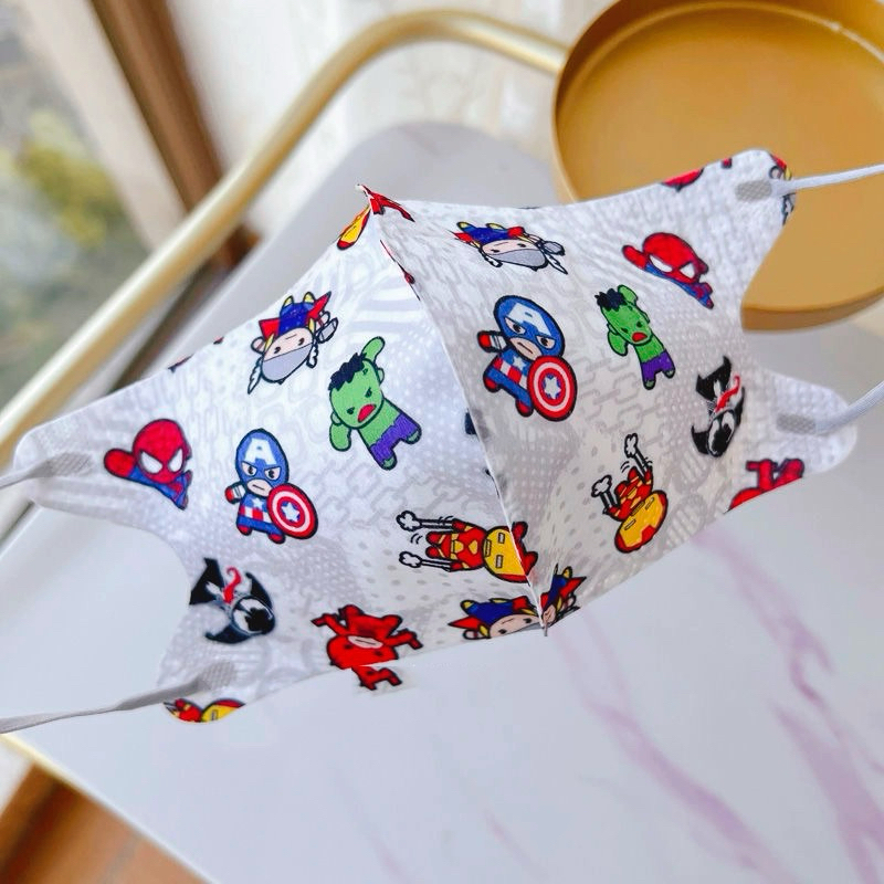 khẩu trang siêu nhân cho bé trai 3-12y QCCC đóng túi xịn xò