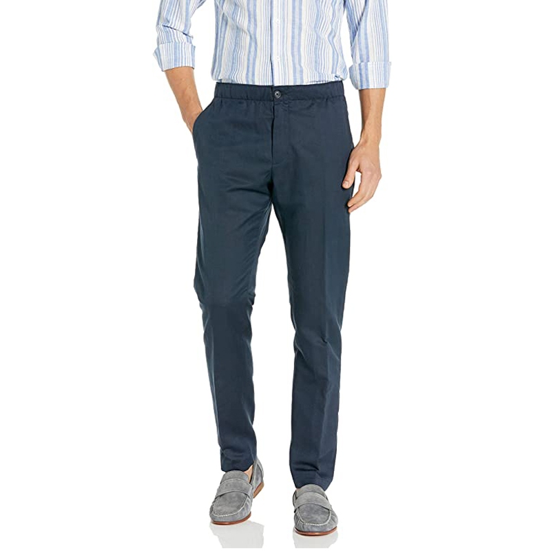 QUẦN KAKI NAM PERRY ELLIS SLIM FIT COTTON DRAWSTRING PANTS - SIZE 32