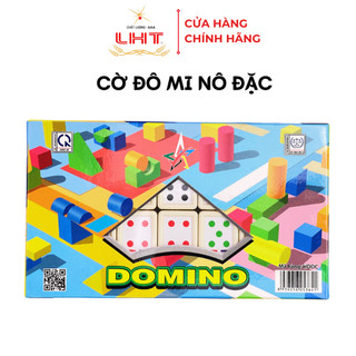 Cờ domino đặc liên hiệp thành, quân cờ ghép đặc, hình in sắc nét
