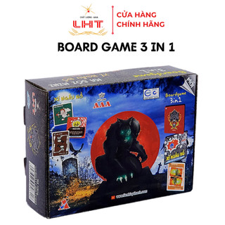 Boardgame 3in1 Ma Sói - Mèo Boom - Xí ngầu lắc [Chính hãng AAA - LHT]
