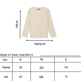 Áo Nỉ Chân Cua Tay Dài | AV Basic Long Sleeve |