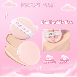  PINKFLASH 2 in 1 Puff Double-Side Use Puff Air cushion Soft Cosmetic Puff Beauty Comfortable Touch 