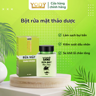 Bột Rửa Mặt Thảo Dược Làm Sạch Sâu Yody Phương Anh 100gram