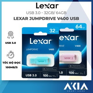  USB Lexar JumpDrive V400 32GB  64GB  128GB Chuẩn USB 3.0 Tốc độ đọc 100Mb s Chính hãng 