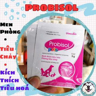 Men chó mèo Probisol pets men tiêu hóa chó mèo gói 5gram