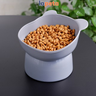 Bát ăn cho mèo chó thú cưng cổ cao chống gù bát Gấu