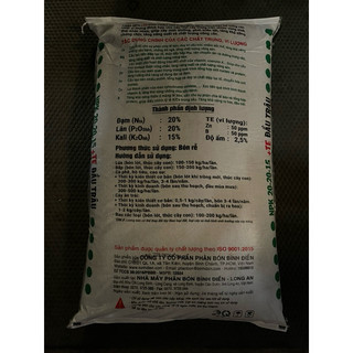 Phân NPK 20-20-15+TE Đầu Trâu Cao Cấp phân bón Bình Điền (1KG)