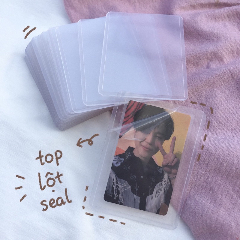Set 10 chiếc toploader có seal(sẵn)