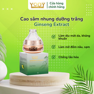 Cao Sâm Nhung Trắng Da Phục Hồi Da Hư Tổn Ginseng Extract Yody Phương Anh Dưỡng Trắng Căng Bóng 30g