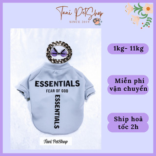 Áo thun enssentials cho chó mèo- quần áo cho mèo/ chó