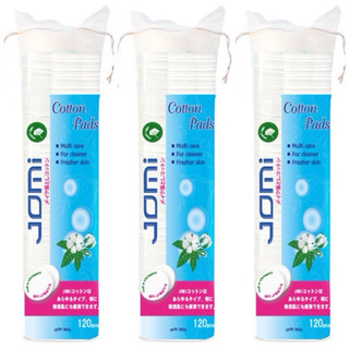 Combo 3 Gói Bông Tẩy Trang Jomi 120 Miếng