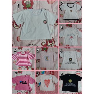 Áo thun crop top size S các loại