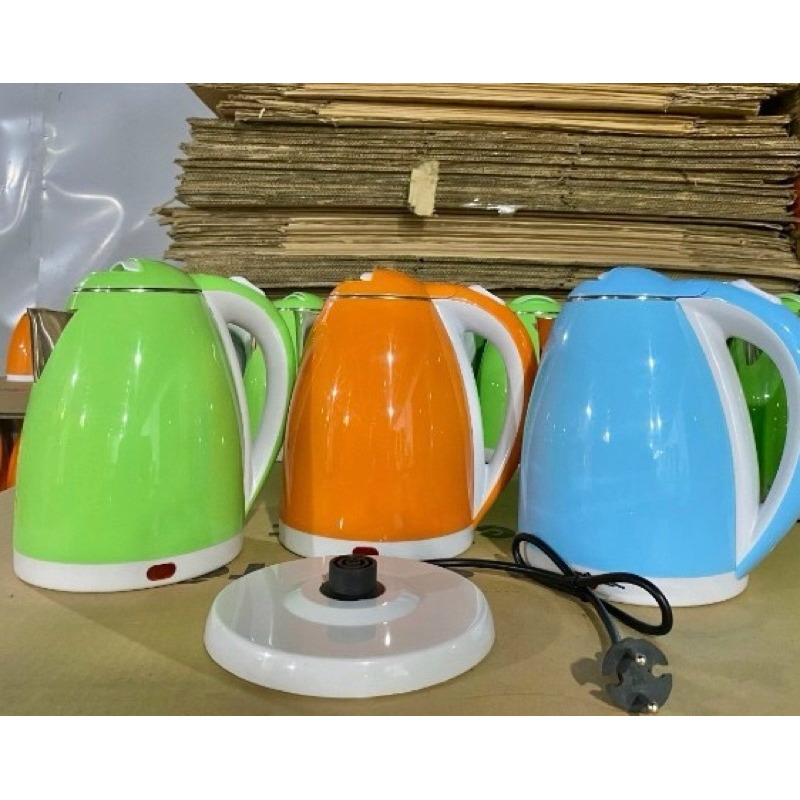 Ấm siêu tốc Electric màu 2 lớp cách điện cách nhiệt