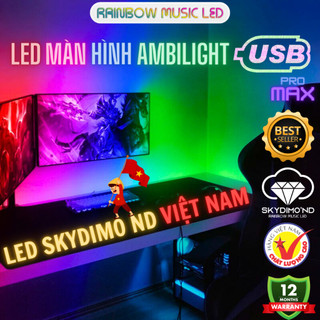 Đèn Led màn hình AMBILIGHT SKYDIMO 'ND - Bọc silicon, Kết nối USB, độ mượt 60 fps, 100 hiệu ứng nhạc