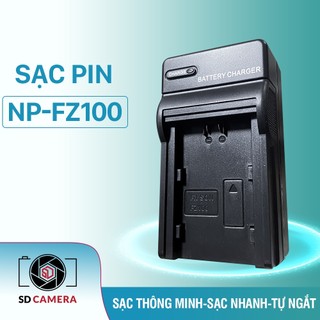 Sạc pin np-fz100 cho máy ảnh sony a1, a9, a7s iii, a7r iv, a7r iii, a7c, a7 iii, a6600,... sạc nhanh có led báo đầy