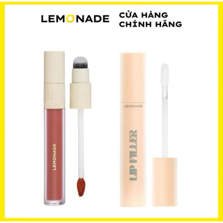 Combo Son kem mịn lì thuần chay Lemonade Perfect Couple Lip 5 Years 3.5g và Son lót dưỡng đầy môi Lip Filler 4.5g