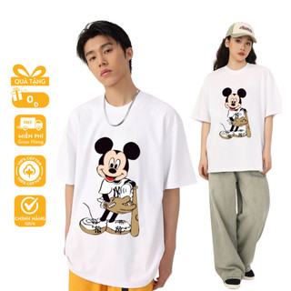  Áo Thun Mickey bóng chày Unisex Form rộng 100% Cotton 2 chiều không phai Local Brand - AC304