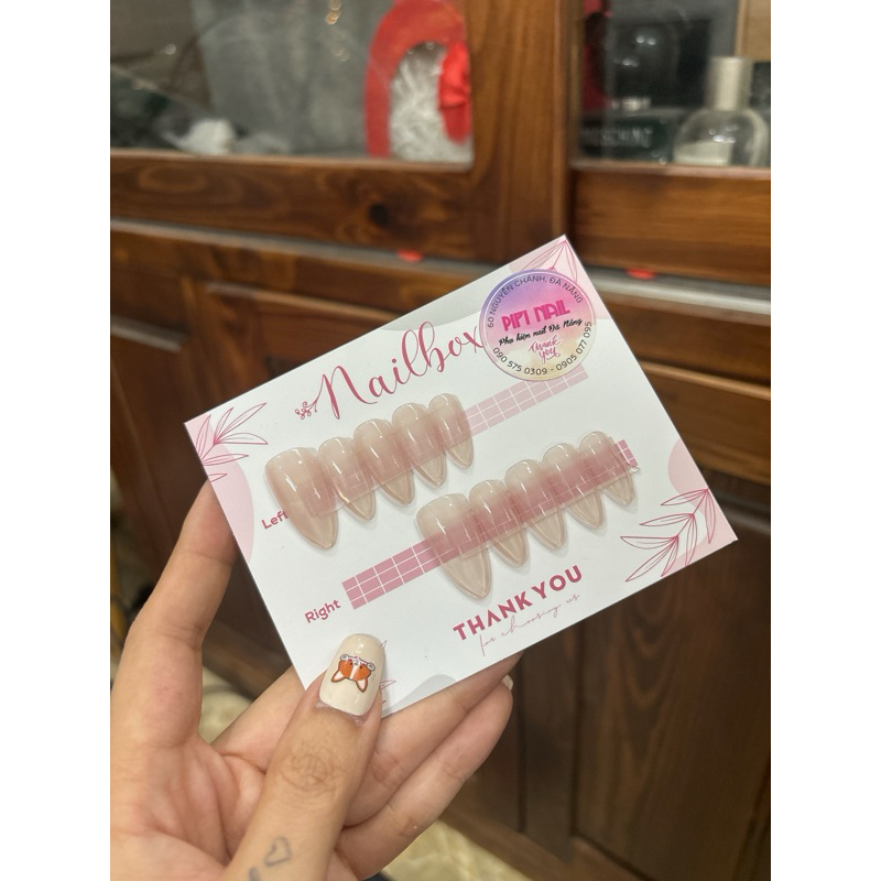 nailbox thạch nâu