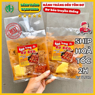 Bánh tráng dẻo tôm cuốn bơ Mạnh Hùng