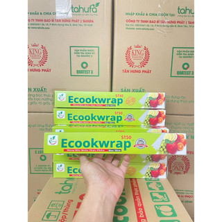 Màng bọc thực phẩm ecookwrap st50 - size 30cm hàng chuẩn cty