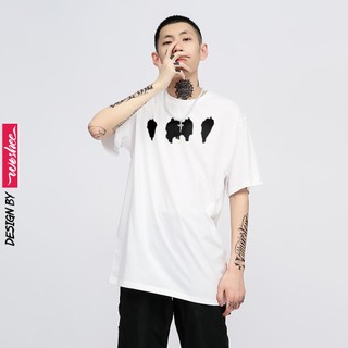 Áo thun basic WOSHEE áo phông rộng vải dày mềm mại hè áo cotton những bóng người sành điệu áo thun ovrsize TB011