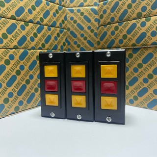 Công Tắc Cửa Cuốn 3 Nút Đen