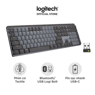 Bàn phím cơ văn phòng không dây Logitech MX Mechanical Tactile - Wireless & Bluetooth - giá rẻ nhất thị trường