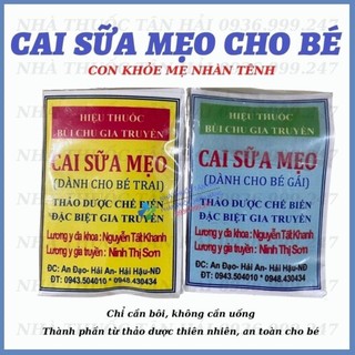 Miếng dán mẹo cai sữa mẹ an toàn cho bé, bột thảo dược bôi lông mày cai sữa cho bé- bee.beauty68