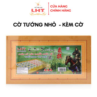 Bàn Cờ Tướng Nhỏ + kèm cờ - Có ngăn khóa cất các quân cờ - Có thể gấp lại