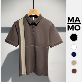 Áo thun nam - áo polo nam một sọc thời thượng đơn giản apl01