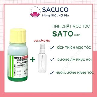 Lọ tinh chất kích thích mọc tóc thảo dược sato nhật bản – 30ml