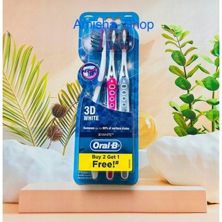 (Vỉ 3 cây ) Bàn chải răng Oral-B  - Soft ( USA)