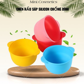 Chén nấu sáp chống dính, nồi nấu sáp wax lông Silicon