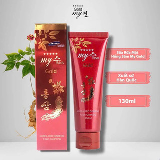 Sữa rửa mặt hồng sâm đỏ my gold
