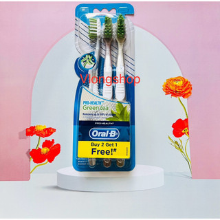 (Vỉ 3 cây ) Bàn chải răng Oral-B  - Soft ( USA)