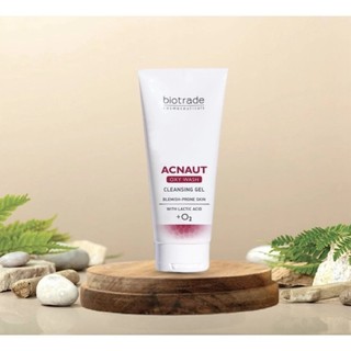 Sửa rửa mặt sạch sâu cho da dầu mụn, nhạy cảm Biotrade Acnaut Oxy Wash Cleansing dạng gel 50ml